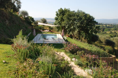 Giardino progettato e realizzato a Siena